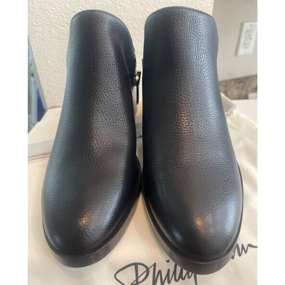 3.1 Phillip Lim Womens Alexa Black Leather Ankle Booties 37 EU / 6.5 US NEW $495 - Picture 5 of 10